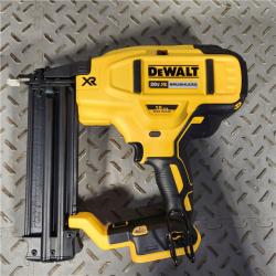 Houston Location AS IS DEWALT 20V MAX XR 18 Gauge Brad Nailer Kit Appears IN LIKE NEW Condition