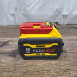 AS-IS FLEXVOLT 20V/60V MAX Lithium-Ion 6.0Ah Battery Pack with 6 Amp Output Charger