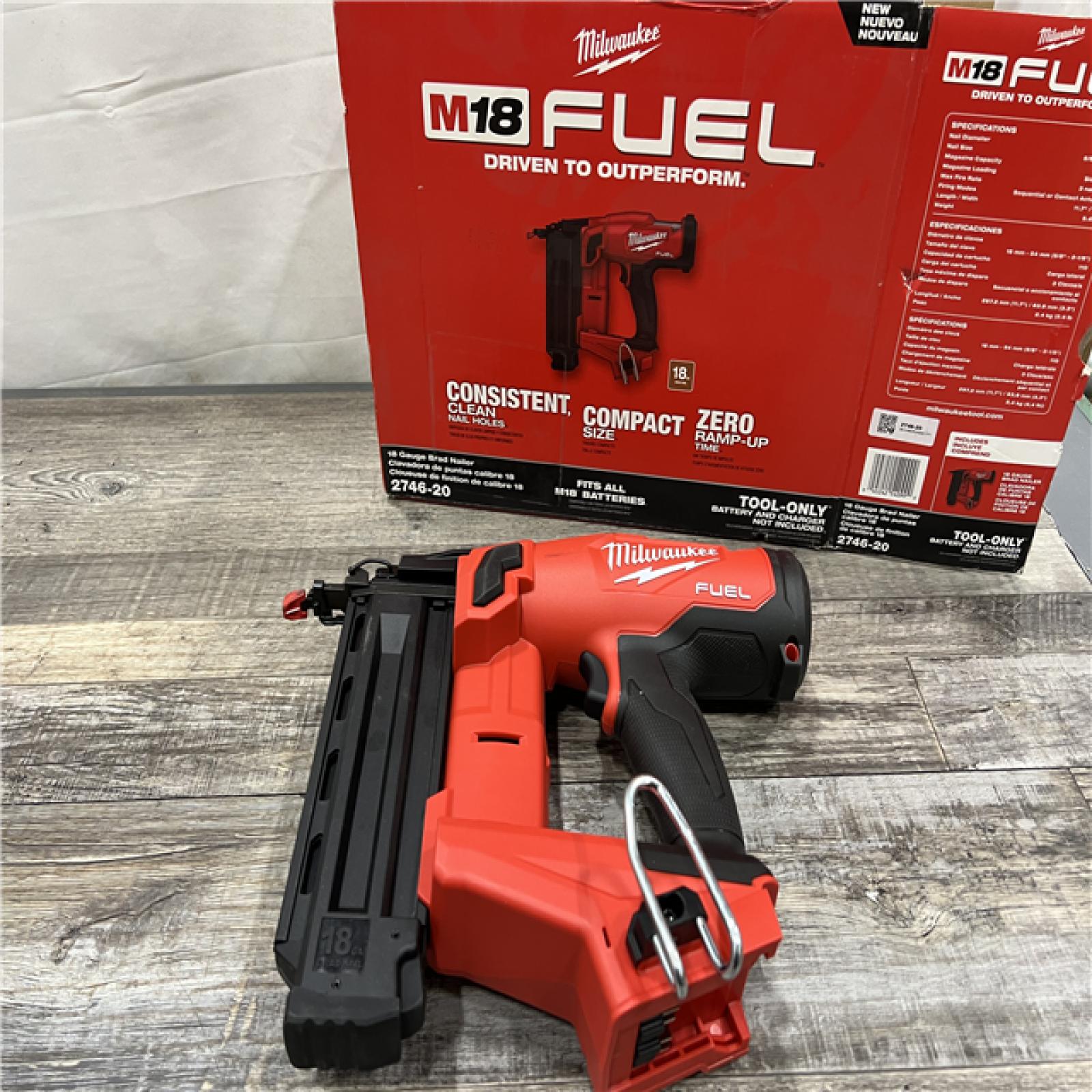 AS-IS Milwaukee M18 FUEL 18 Gauge Brad Nailer