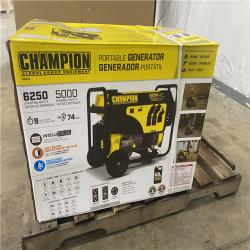 Houston Location - AS-IS Champion 6250 Running Watts Generator