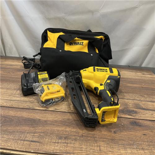 AS-IS DeWalt DCN660D1 20V 16 Gauge Cordless Angled Finish Nailer Kit W/ 2Ah Battery