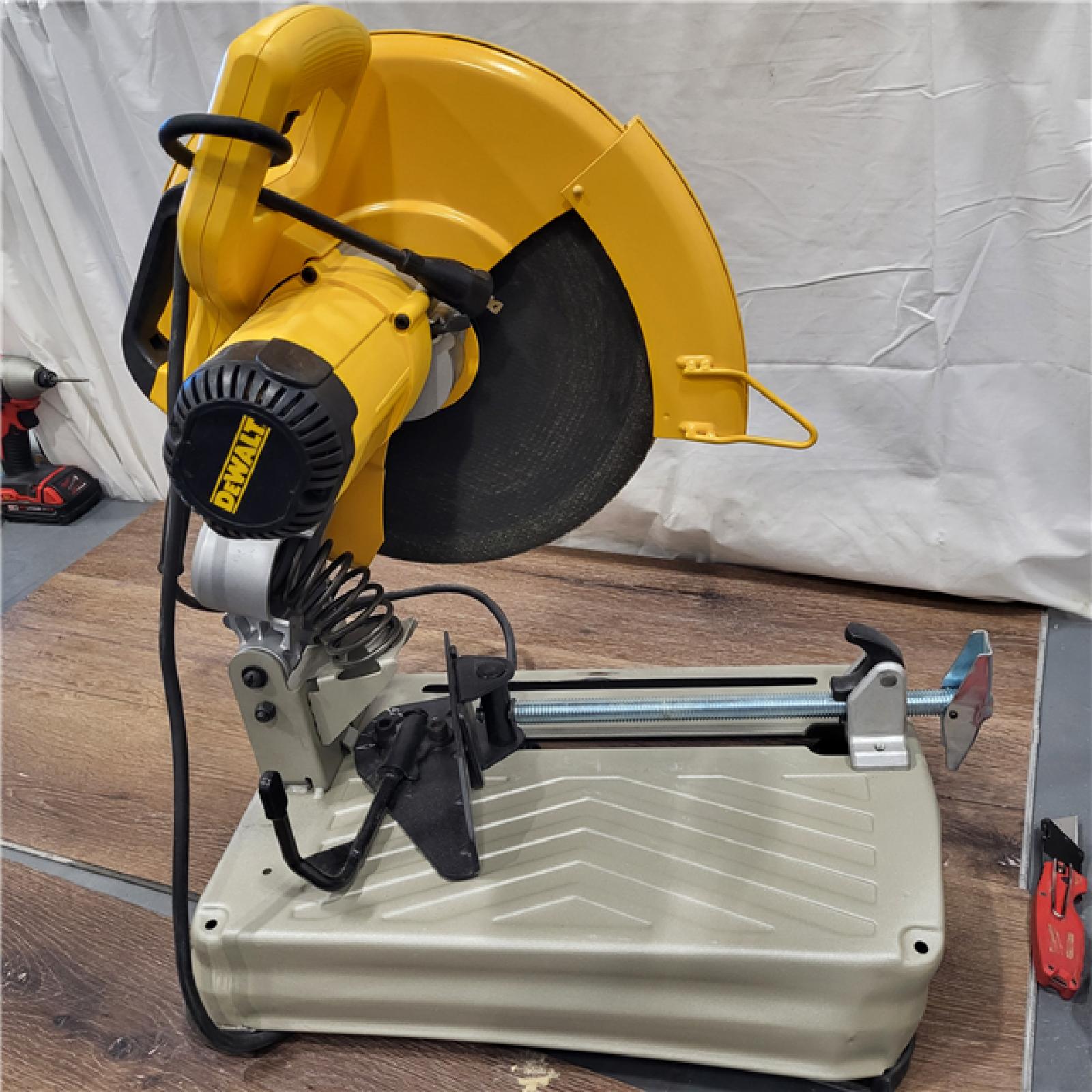 AS IS DEWALT 15 Amp Corded 14 in. Cut-Off Chop Saw