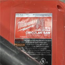 AS-IS Milwaukee 2830-20 Rear Handle Circular Saw M18 FUEL 7-1/4  Cordless Brushless Tool Only