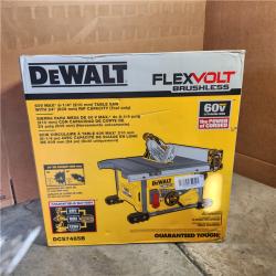 Dewalt dcs7485t1 flexvolt 60v max table saw discount kit