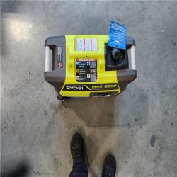 California AS-IS Ryobi 2 300-Watt Recoil Start Bluetooth Super Quiet Gasoline Powered Digital Inverter Generator with CO Shutdown Sensor