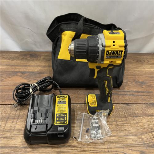 AS IS DeWalt 20V MAX 1/2 in. Brushless Cordless Hammer Drill/Drive Kit (Battery & Charger)