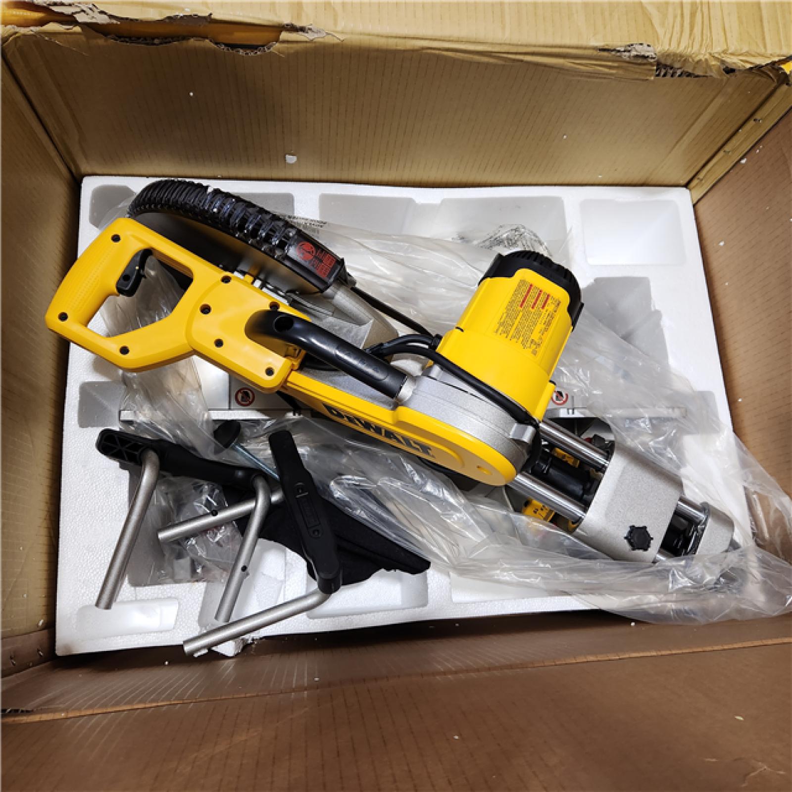 Dallas Location - As-Is DEWALT 12-in 15-Amp Dual Bevel Sliding Compound Corded Miter Saw