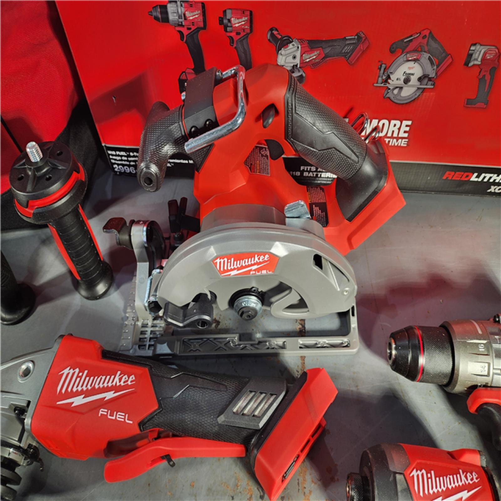 HOUSTON LOCATION - AS-IS (APPEARS LIKE NEW) Milwaukee  M18 FUEL 5-TOOL COMBO KIT