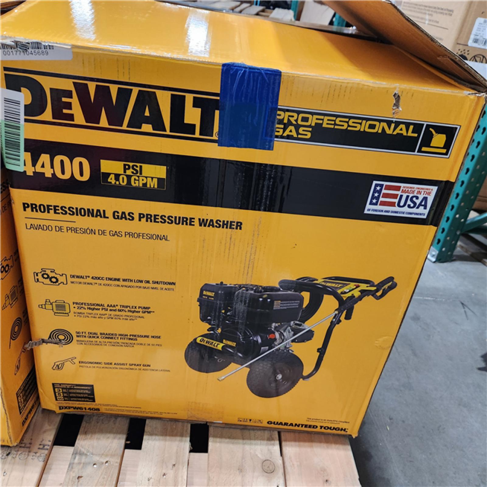 Dallas Location - As-Is DXPW61156 Pressure Washer 4400 PSI @ 4.0 GPM