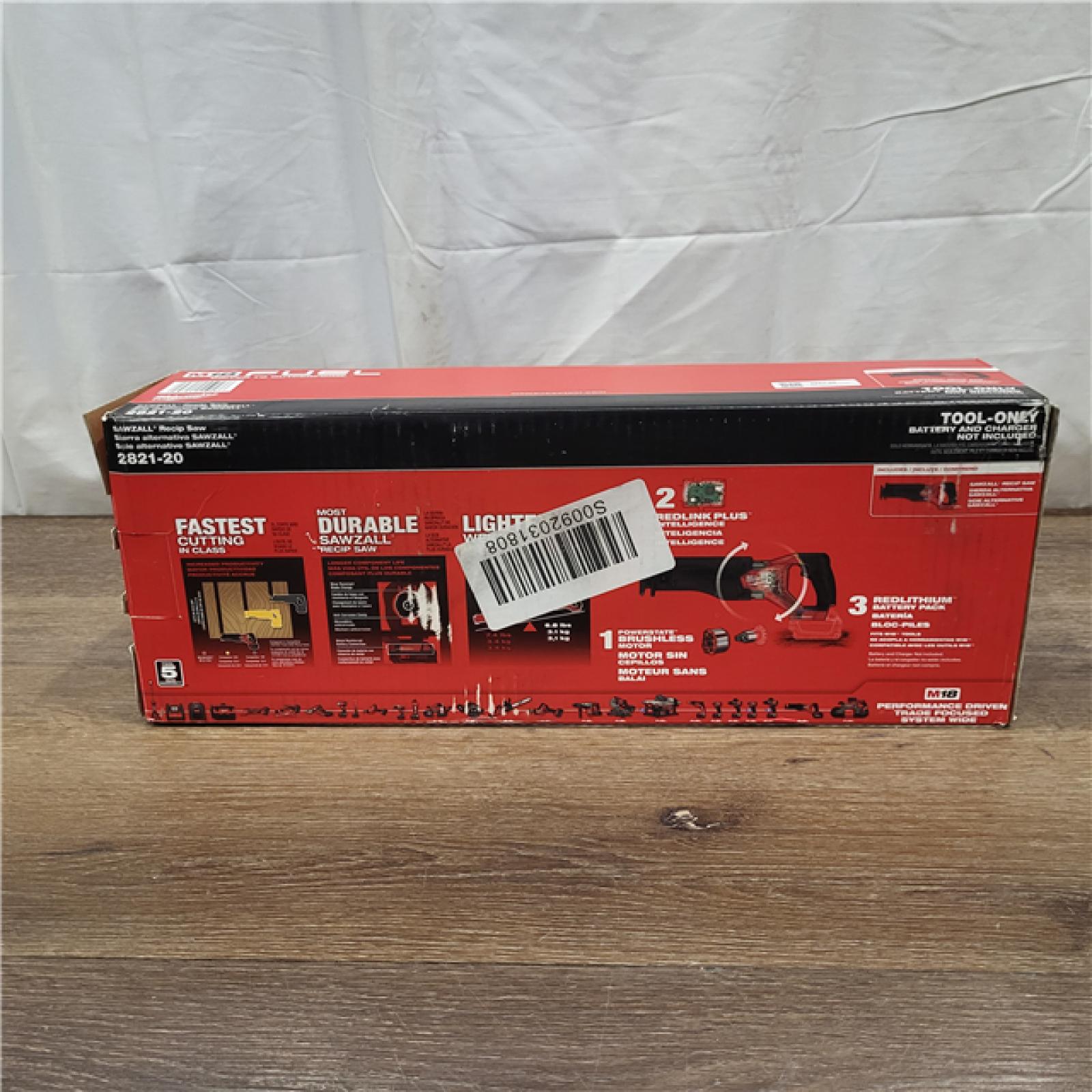 GOOD  Milwaukee M18 FUEL Brushless Cordless SAWZALL Reciprocating Saw Kit