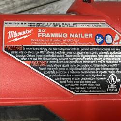 AS-IS Milwaukee M18 FUEL 30 Degree Framing Nailer