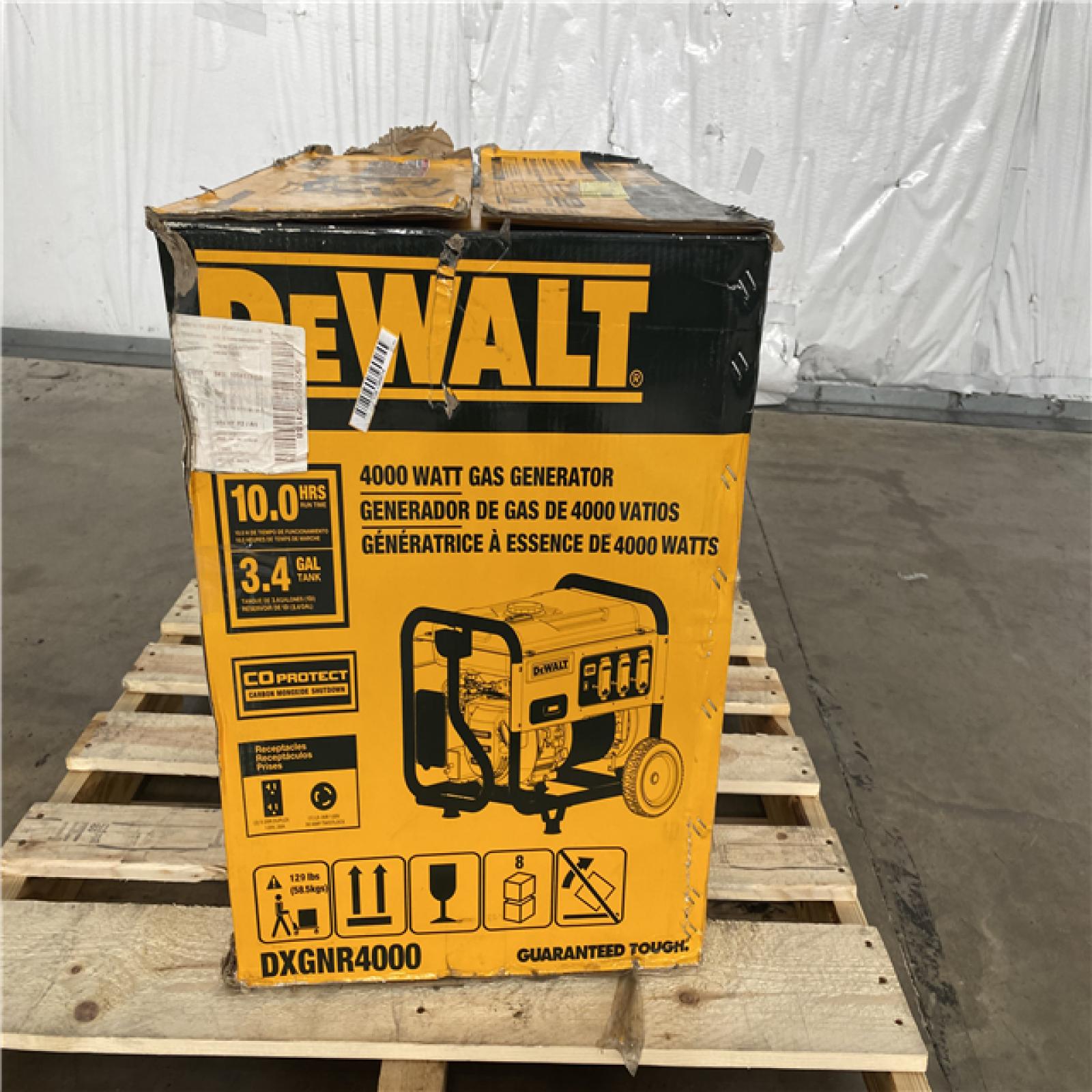 Houston Location - AS-IS Dewalt 4000 Watt Gas Generator