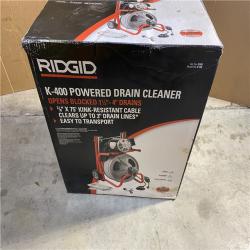 Houston location AS-IS Ridgid Drain Cleaning Machine Corded 165 RPM K-400 with C-32 IW