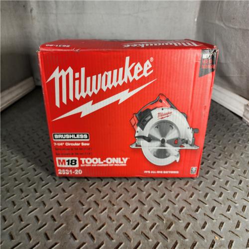 HOUSTON LOCATION - AS-IS Milwaukee M18 7-1/4  18V Brushless Circular Saw 2631-20 (Bare Tool)