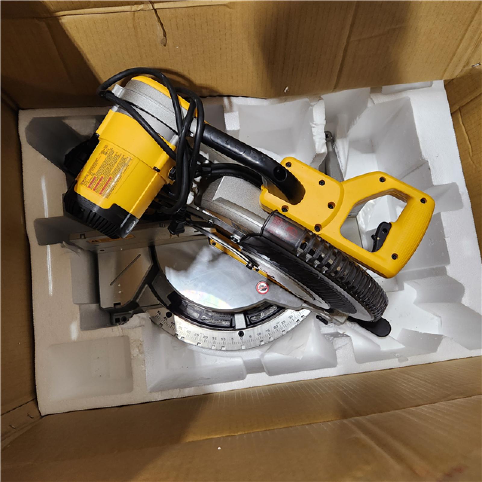 DALLAS LOCATION - AS-IS DEWALT 12 Double Bevel Sliding Compound Miter Saw