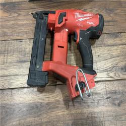 AS-IS MILWAUKEE M18 FUEL 18-Volt Lithium-Ion Brushless Cordless 18-Gauge 1/4 in. Narrow Crown Stapler (Tool-Only)