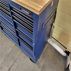 CALIFORNIA AS IS husky 84in 22 drawer mobile workbench