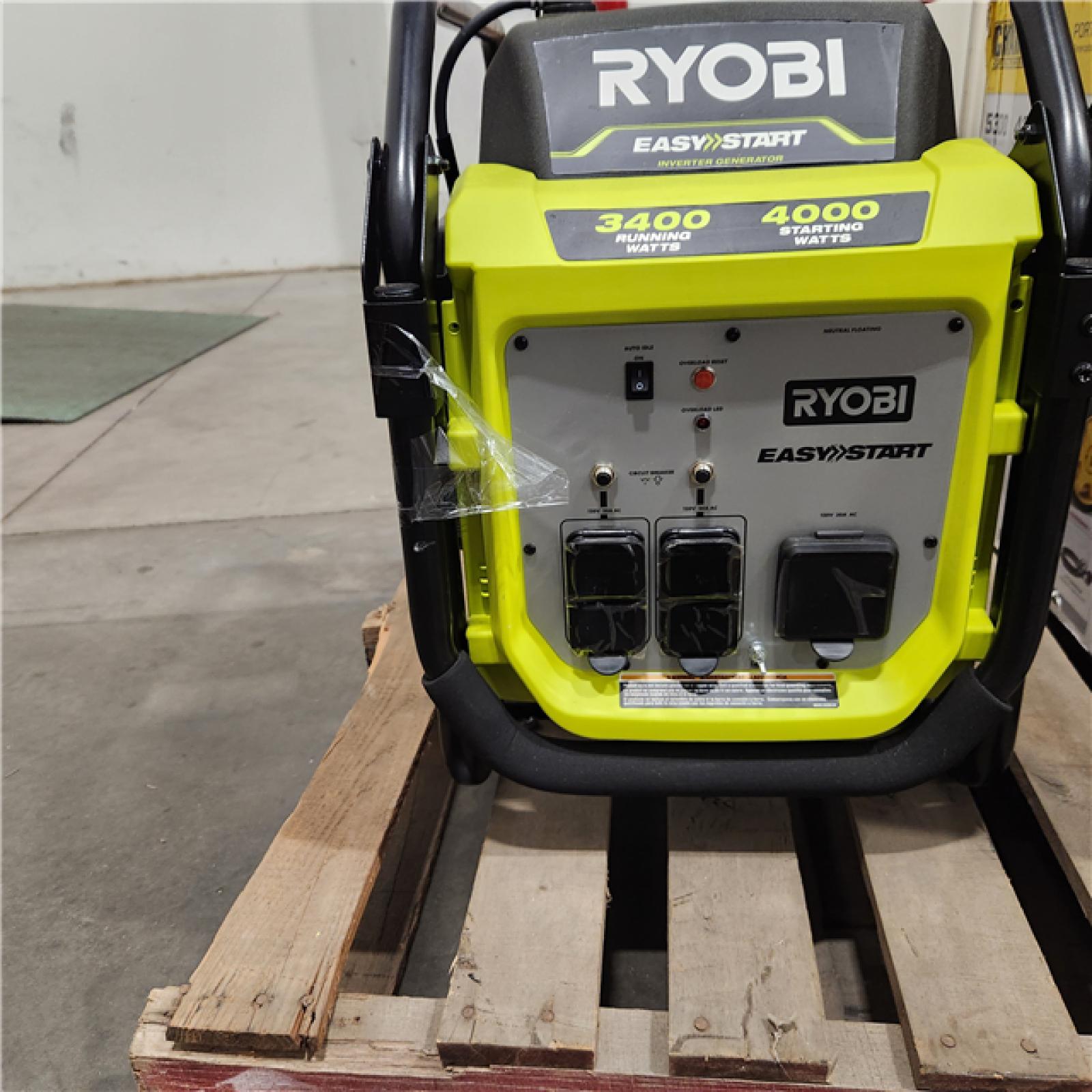 Dallas Location - As-Is Ryobi 4000-Watt Inverter Generator