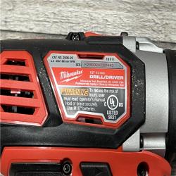 AS-IS Milwaukee M18 18-Volt Lithium-Ion Brushless Cordless Combo Kit (4-Tool) with 2-Batteries, 1-Charger and Tool Bag