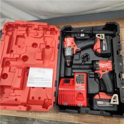 AS-IS M18 FUEL 18V Lithium-Ion Brushless Cordless Hammer Drill and Impact Driver Combo Kit (2-Tool) with 2 Batteries