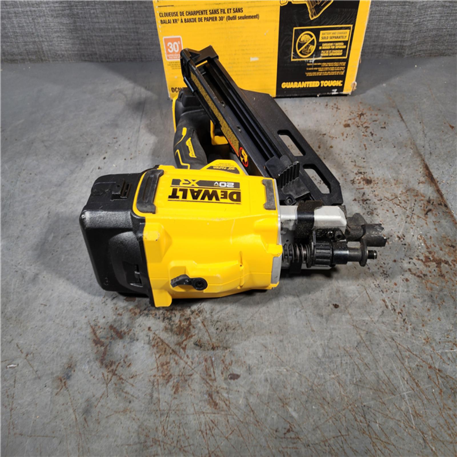 HOUSTON LOCATION - AS-IS DEWALT 20-Volt 30Â° Cordless Framing Nailer (Tool-Only)