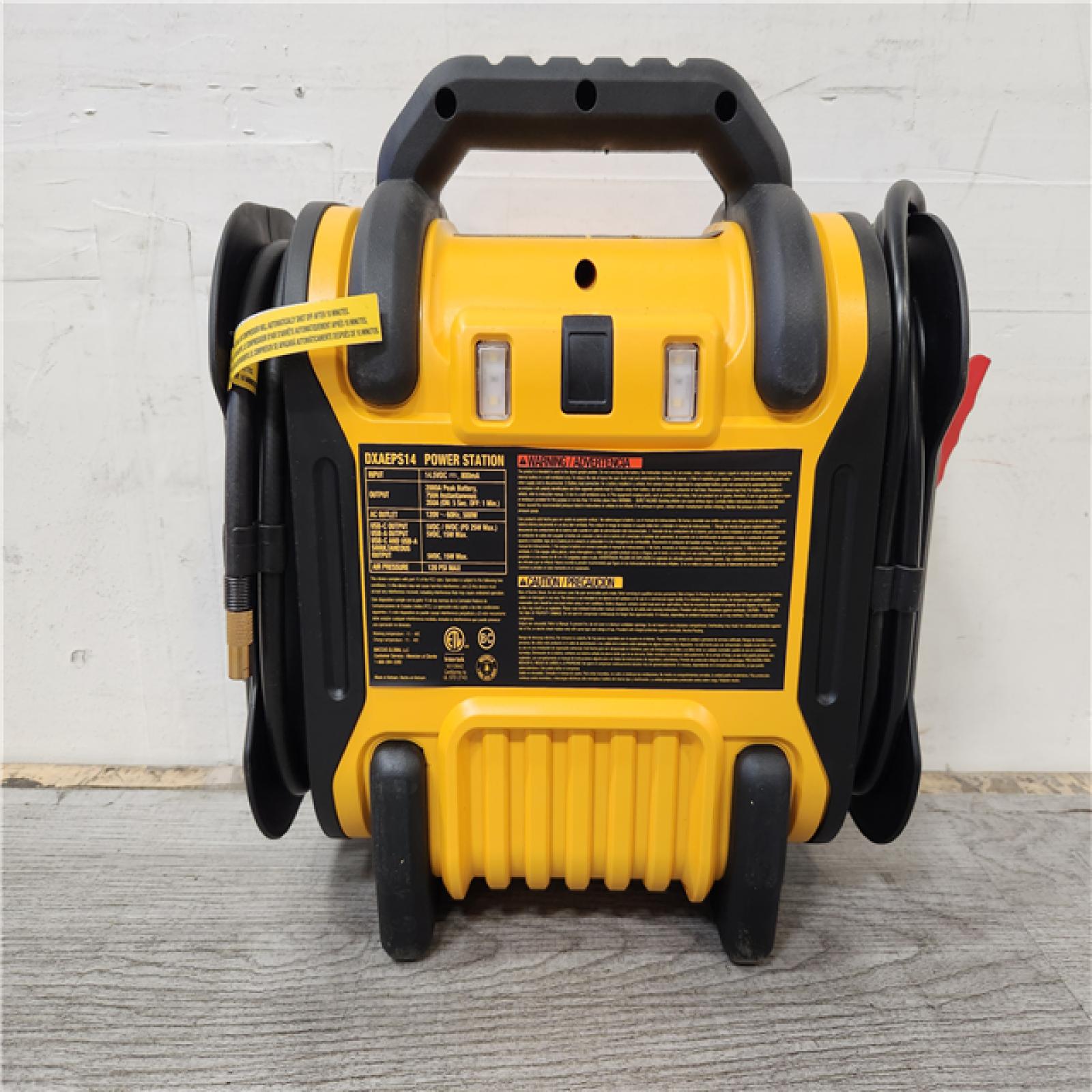 Phoenix Location DEWALT Portable Power 2000 Peak Amp Jump Starter w/Digital Compressor