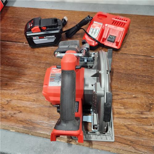 AS-IS  Milwaukee M18 FUEL 18-Volt Lithium-Ion Brushless Cordless 7-1/4 in. Circular Saw Kit