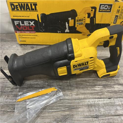 AS-IS DeWalt DCS389B FLEXVOLT 60V MAX Cordless Brushless Reciprocating Saw (Tool-Only)