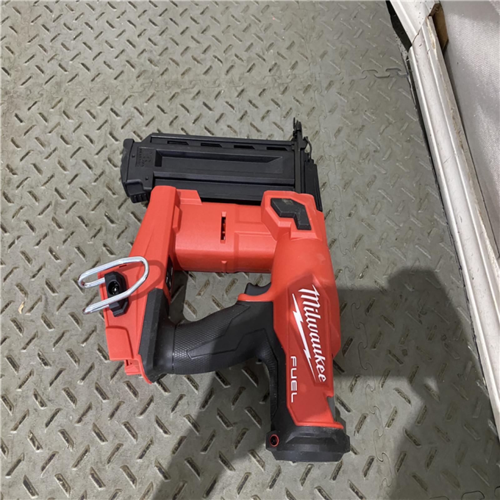 Houston location AS-IS Milwaukee M18 Fuel 18V Brushless 18-Gauge Brad Nailer 2746-20 (Bare Tool)