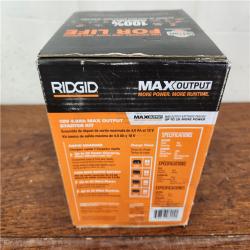 NEW! RIDGID 18V 4.0 Ah MAX Output Starter Kit with Rapid Charger