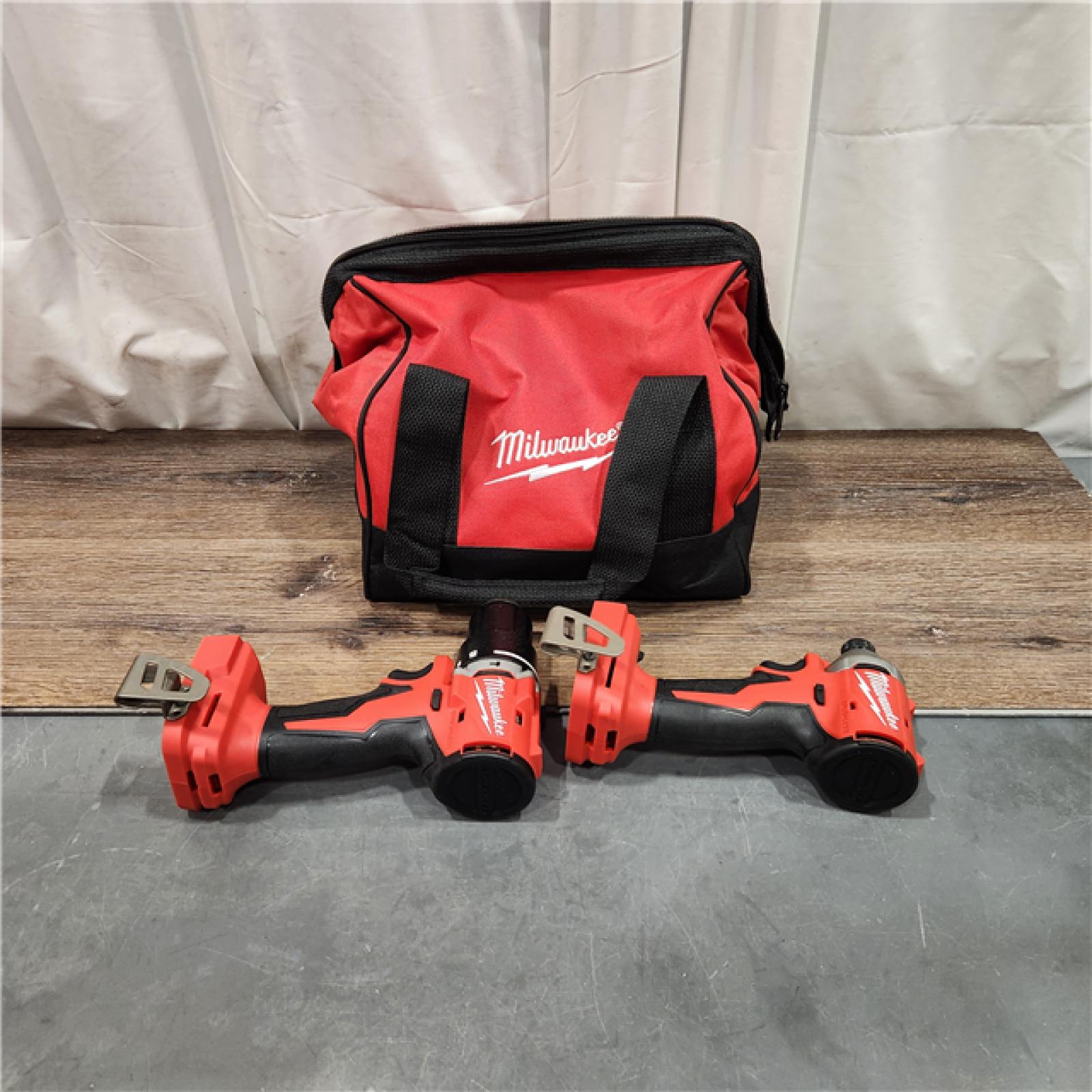 AS IS  Milwaukee M18 Compact Brushless 2-Tool Combo Kit