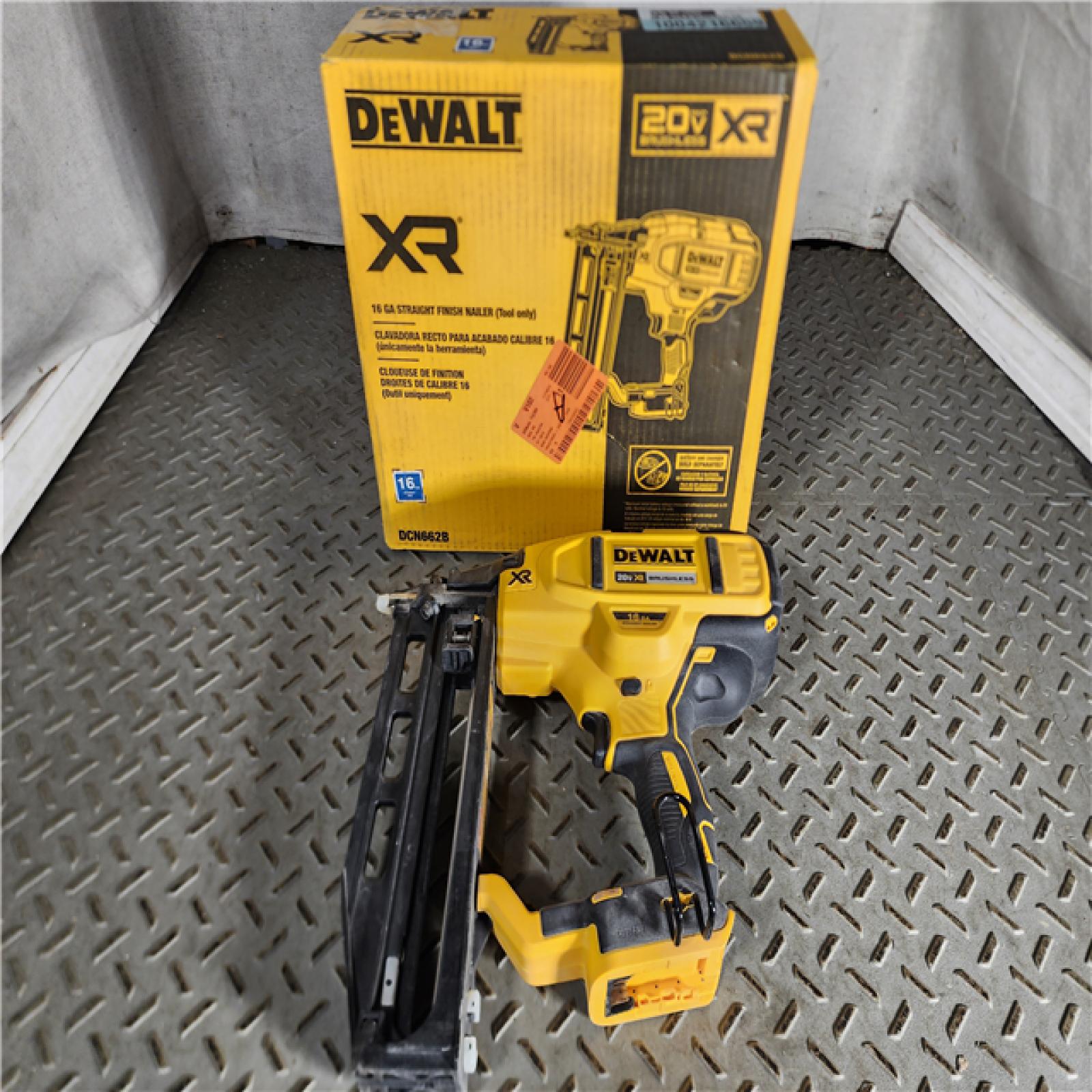 HOUSTON LOCATION - AS-IS 20V MAX XR 16-Gauge Lithium-Ion Cordless Finish Nailer (Tool Only)