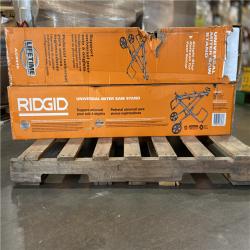 DALLAS LOCATION - RIDGID Foldable Mobile Miter Saw Stand with Mounting Braces- (2 UNITS)