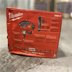 NEW! - Milwaukee M12 12-Volt Lithium-Ion Cordless Palm Nailer Kit with One 1.5Ah Battery, Charger and Tool Bag