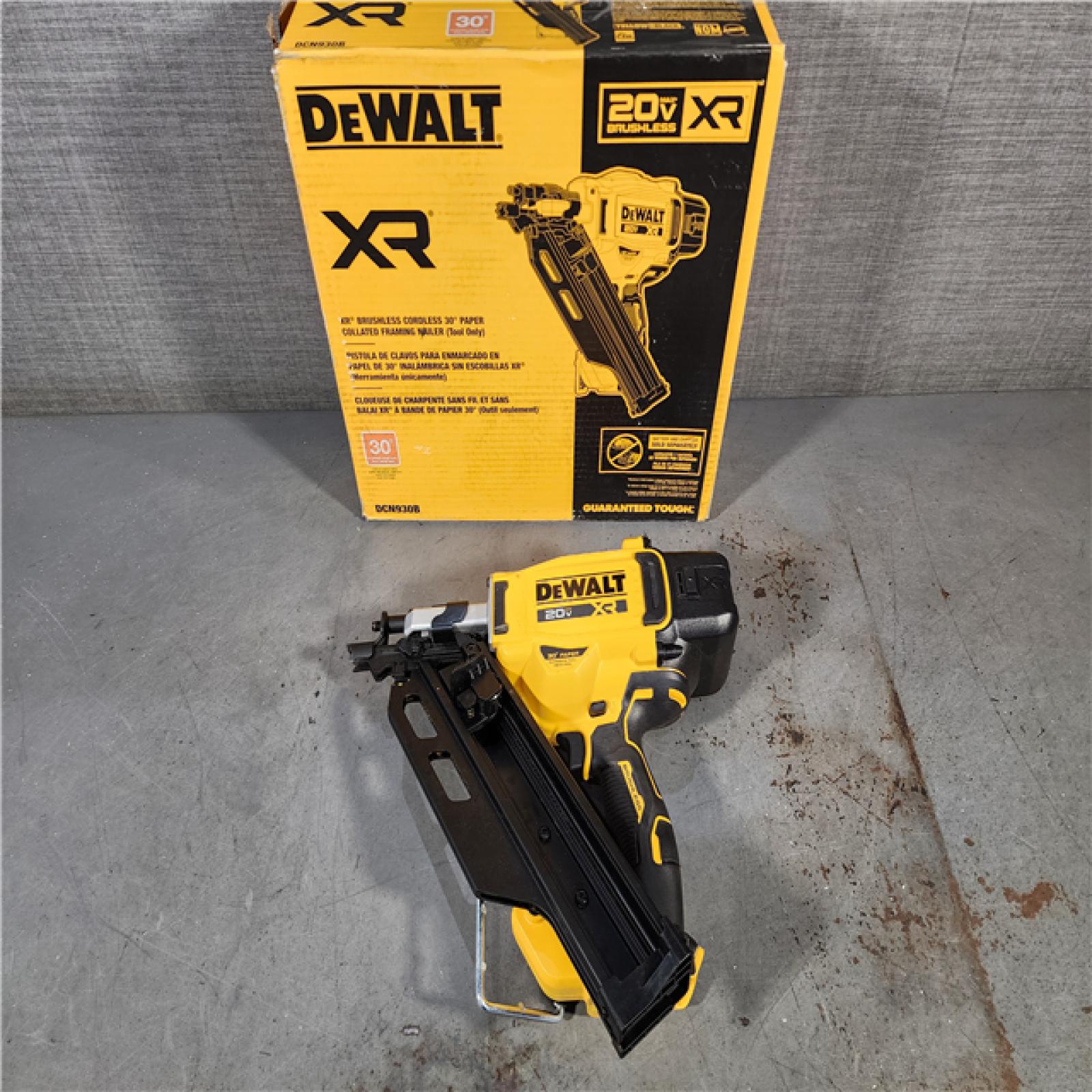 HOUSTON LOCATION - AS-IS DEWALT 20-Volt 30Â° Cordless Framing Nailer (Tool-Only)