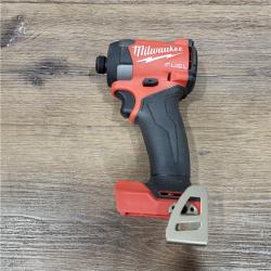 AS-IS Milwaukee 2953-20 18V Lithium-Ion Brushless Cordless 1/4   Hex Impact Driver Bare Tool  Red