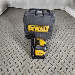 HOUSTON LOCATION - AS-IS DEWALT 55 ft. Green Self-Leveling Cross Line Laser Level & Case (NO BATTERY)