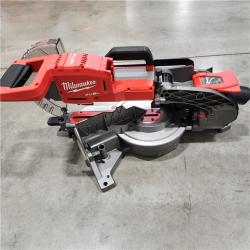 Like New-  Milwaukee M18 FUEL Cordless Brushless Dual-Bevel Sliding Compound 10 in. Miter Saw Kit