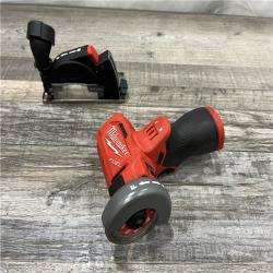 AS-IS MILWAUKEE M12 FUEL 12V Lithium-Ion Brushless Cordless 3 in. Cut Off Saw (Tool-Only)