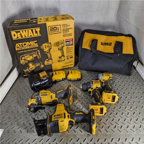 HOUSTON LOCATION - AS-IS DEWALT 20V MAX* XR 4-Tool Combo Kit