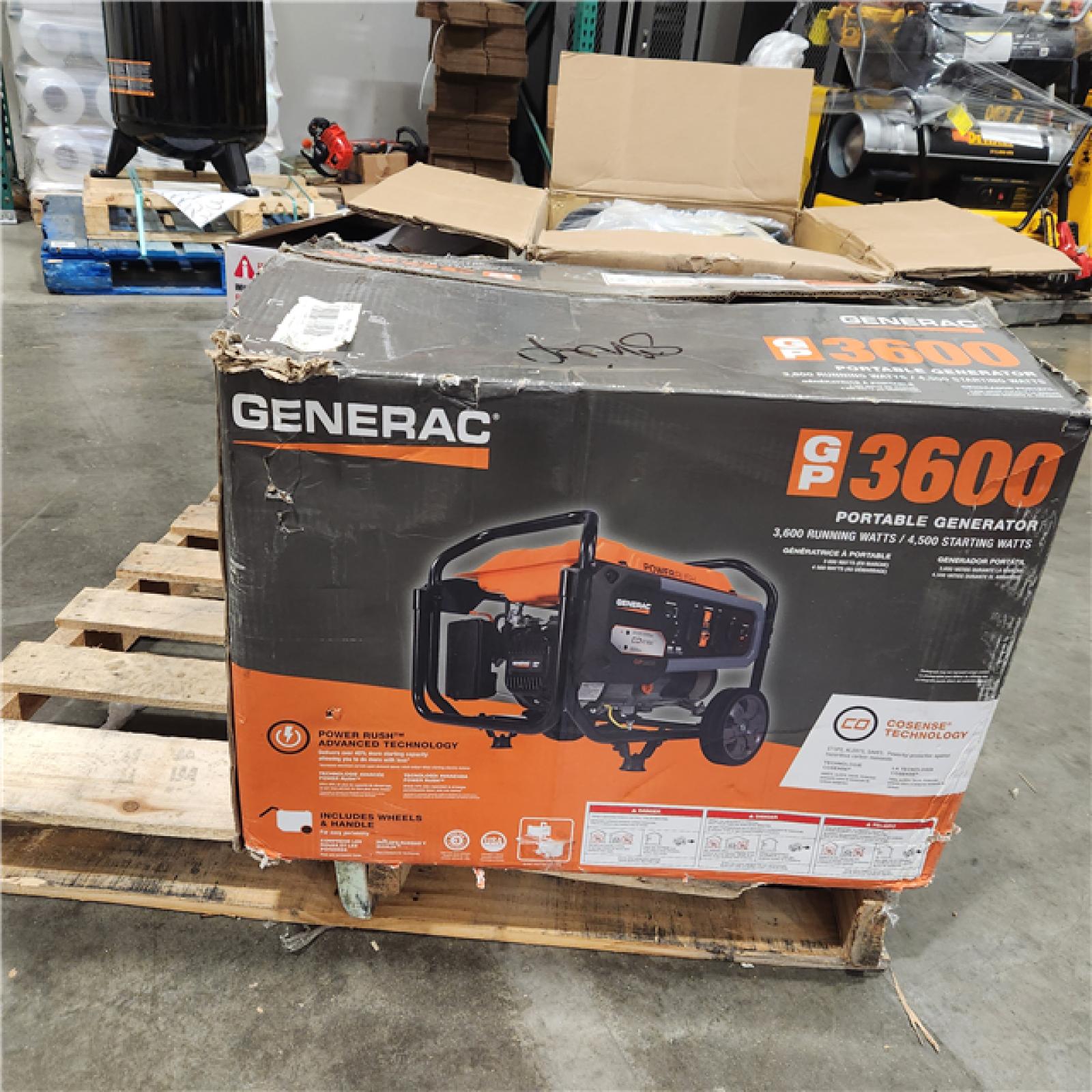 Dallas Location - As-Is Gasoline Powered Portable Generator(Lot Of 3)