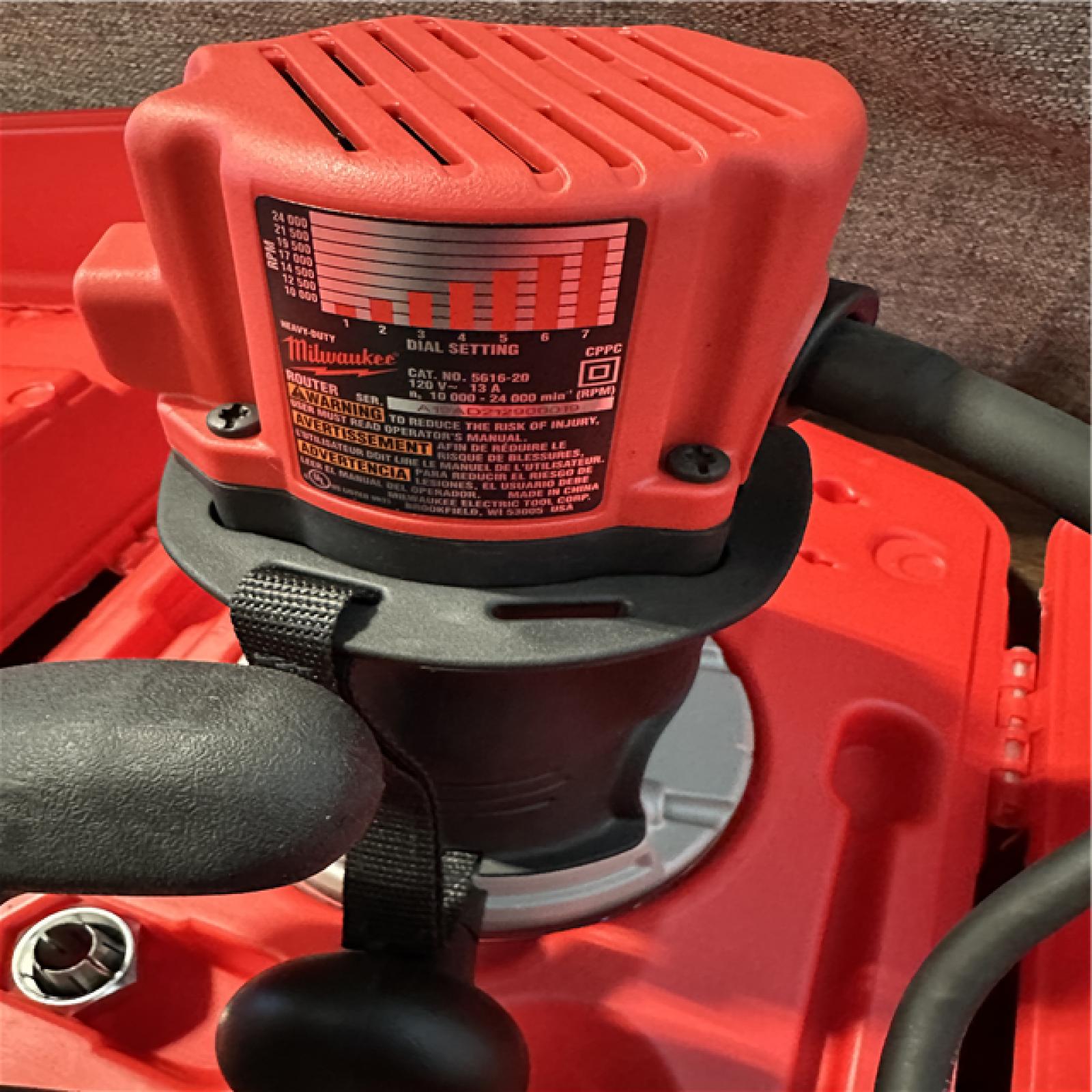 California AS-IS Milwaukee 2-1/4 Max HP EVS Router Combo Kit-Appears in Like New Condition