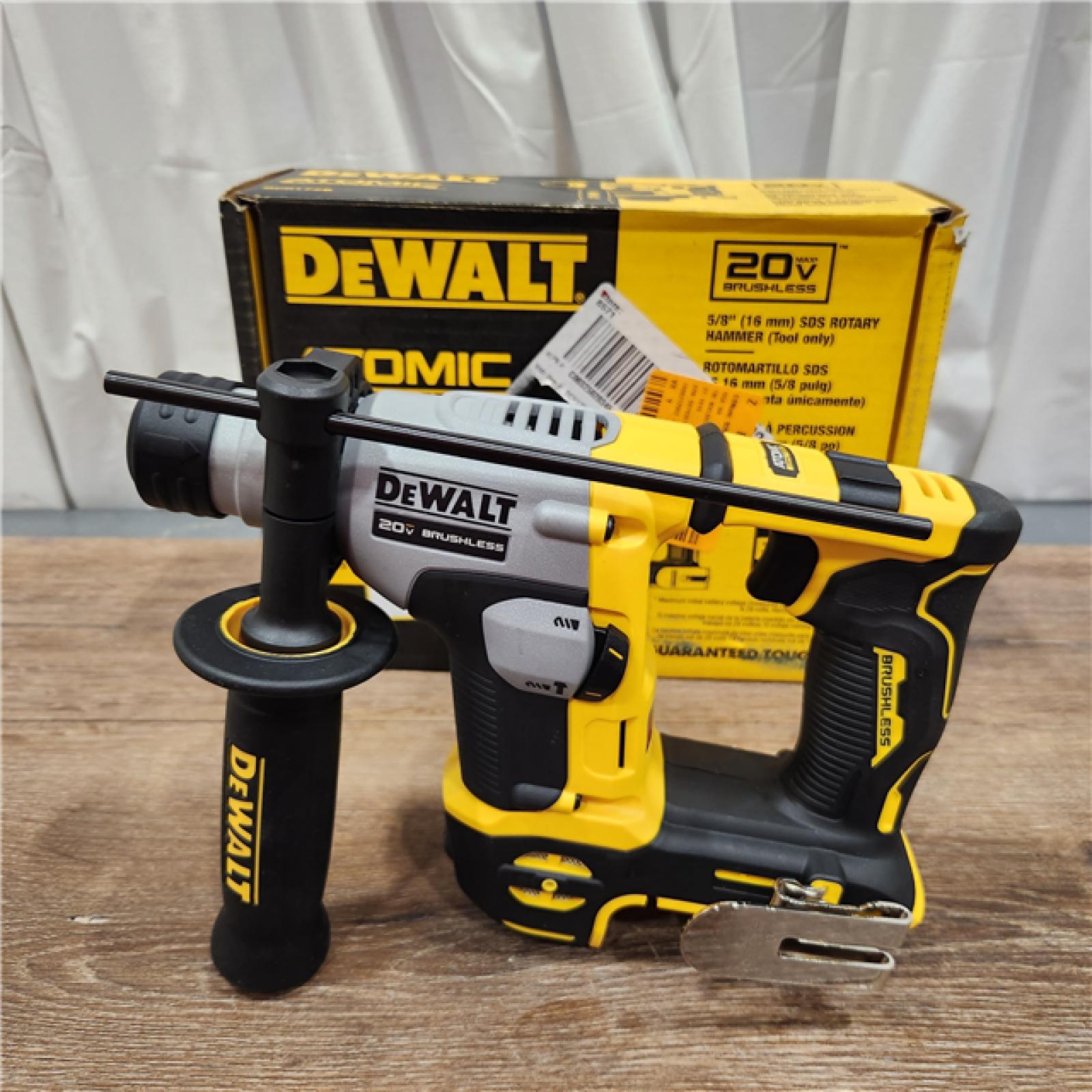 AS-IS Dewalt DCH172B MAX Atomic 20V 5/8 Inch Brushless Cordless SDS Plus Rotary Hammer (Tool Only)