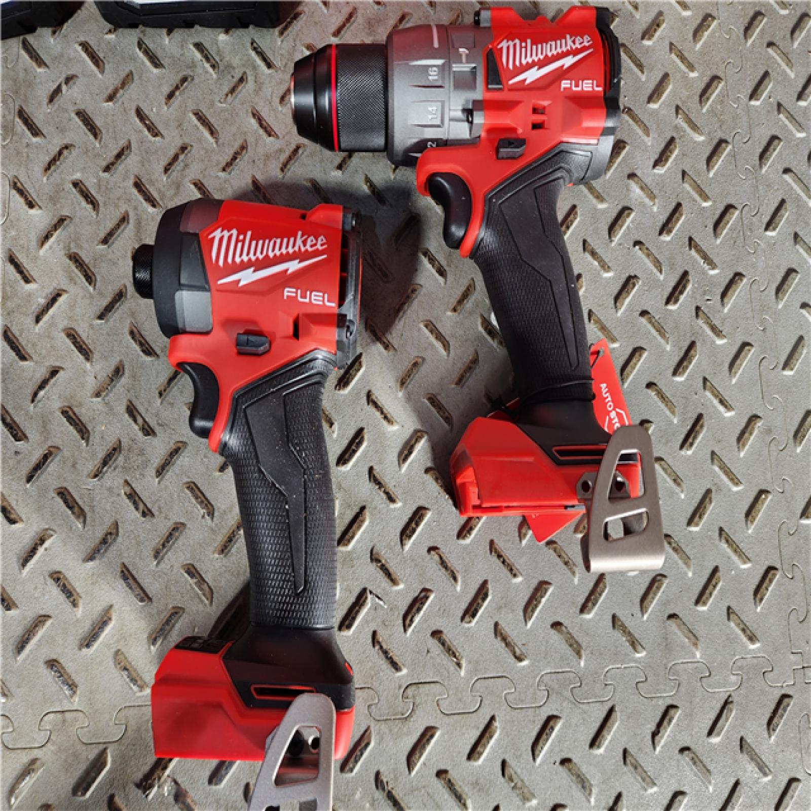 HOUSTON LOCATION - AS-IS (APPEARS LIKE NEW) M18 FUEL 18V Lithium-Ion Brushless Cordless Hammer Drill and Impact Driver Combo Kit (2-Tool) with 2 Batteries