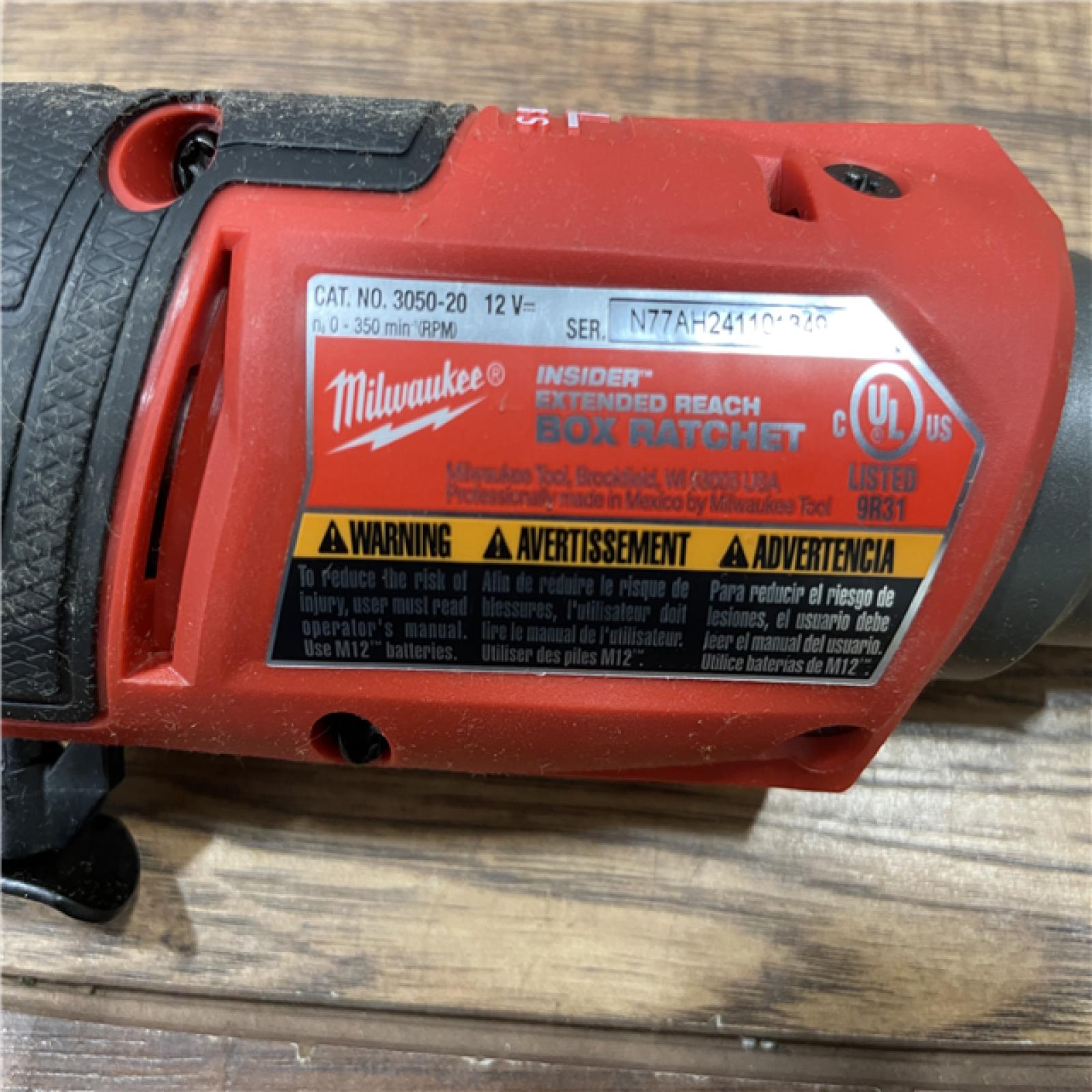 AS-IS Milwaukee M12 FUEL 1/4 in. Cordless Brushless High Speed Ratchet (Tool Only)