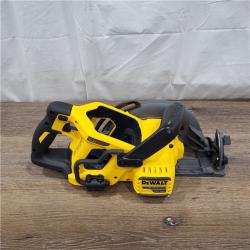 AS-IS FLEXVOLT 60V MAX Cordless Brushless 7-1/4 in. Wormdrive Style Circular Saw (Tool Only)