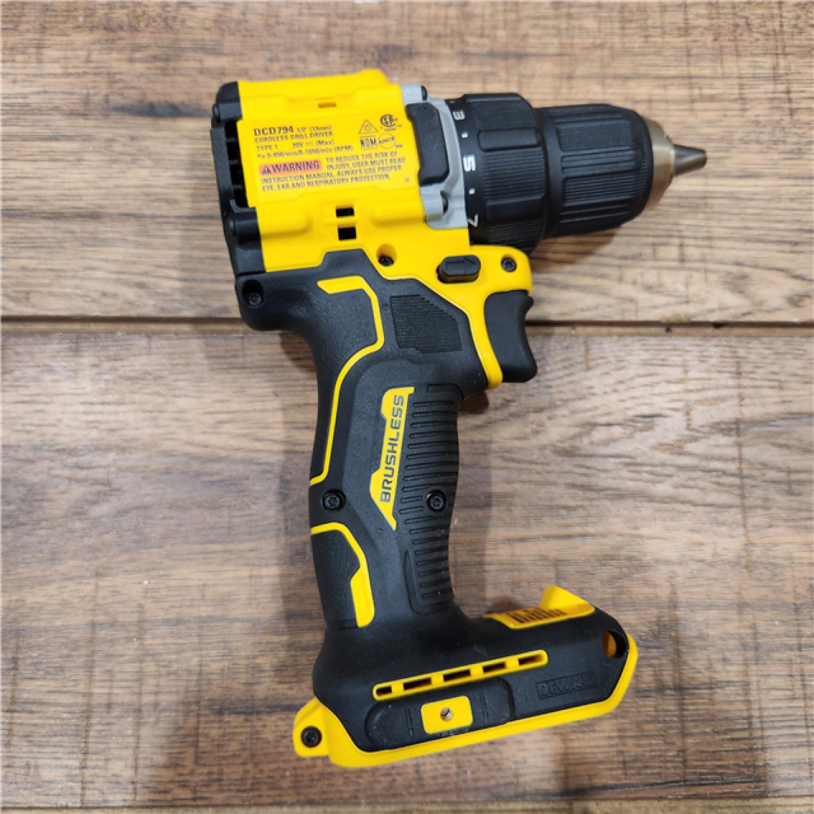 AS-IS DeWalt ATOMIC COMPACT SERIESâ„¢ 20V MAX* Brushless Cordless 1/2 in. Drill/Driver