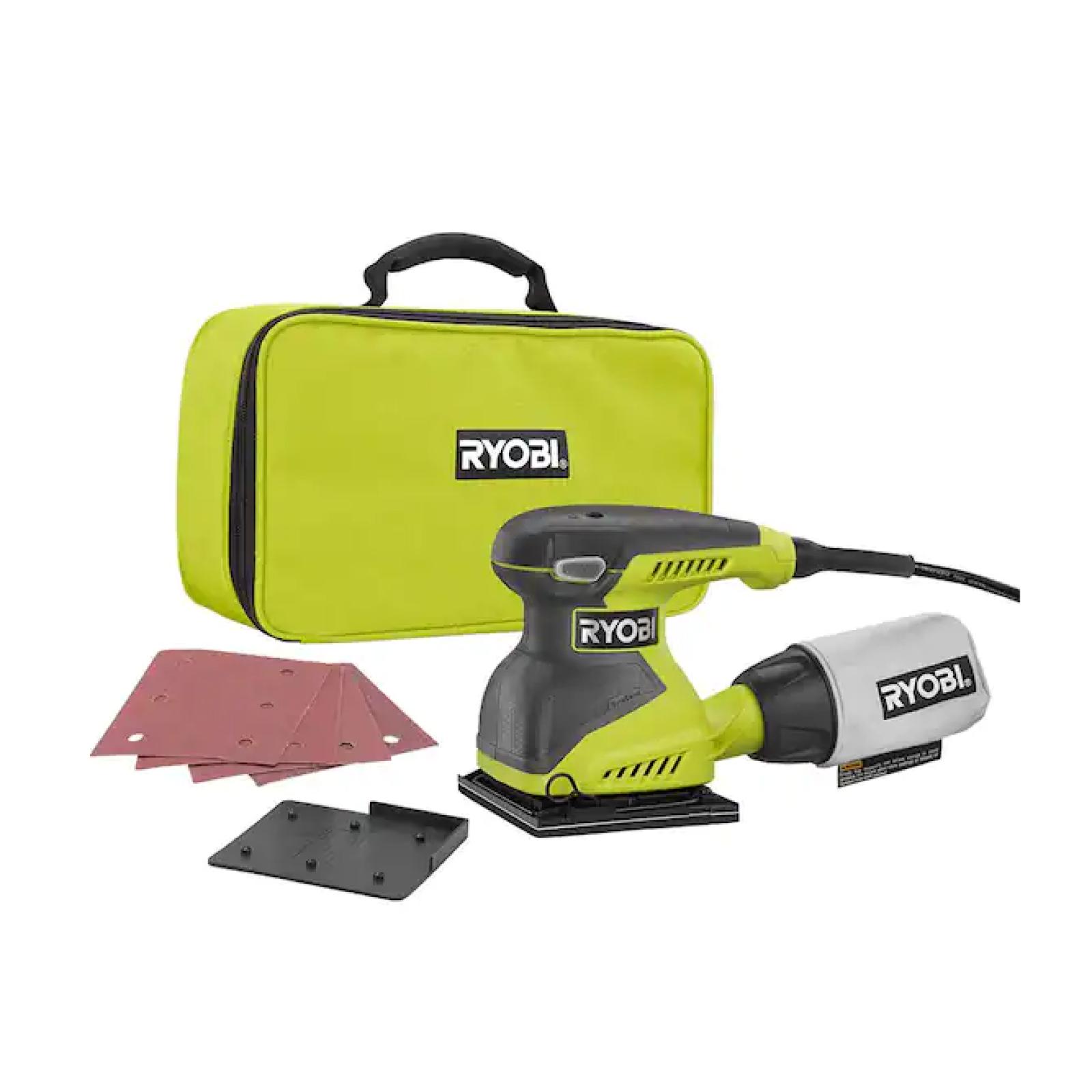 DALLAS LOCATION - RYOBI 2 Amp Corded 1/4 Sheet Sander - (24 UNITS)