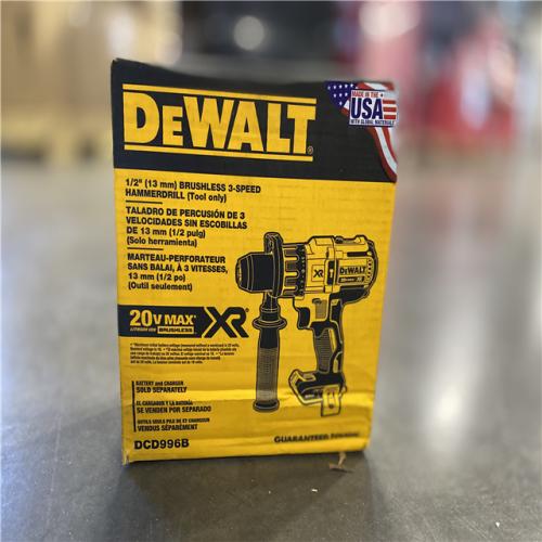 NEW! - DEWALT 20V MAX XR Cordless Brushless 3-Speed 1/2 in. Hammer Drill (Tool Only)