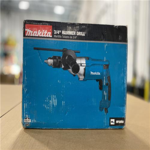 NEW! - Makita 6.6 Amp 1/2 in. Corded Variable Speed Hammer Drill with Torque Limiter Side Handle Depth Gauge Chuck Key Hard Case